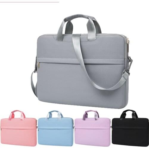 Laptop Bag Shoulder Handbag For MacBook Air M1 13 Case For Xiaomi Dell HP 11 13 14 15 15.6 inch Business Briefcase Laptop Cover