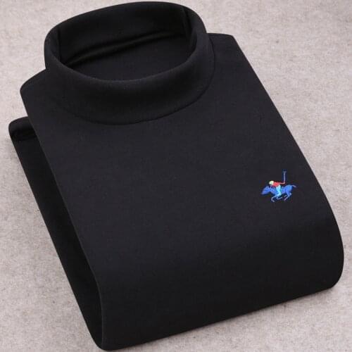 2019 New Autumn Winter MenS Sweater MenS Turtleneck Solid Color Casual Sweater Mens Slim Fit Brand Knitted Pullovers