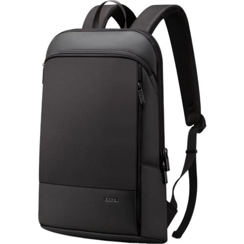 Slim Laptop Backpack Men 15.6 inch Office Work bag packs Business Bag Black Ultralight Backpack Thin Back Pack