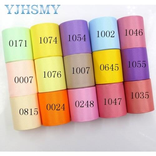 Solid Color Printed Grosgrain Ribbons J-181018-1 50MM 5Yards,DIY Handmade Hairbows Garment Accessories Wedding Party Decoration