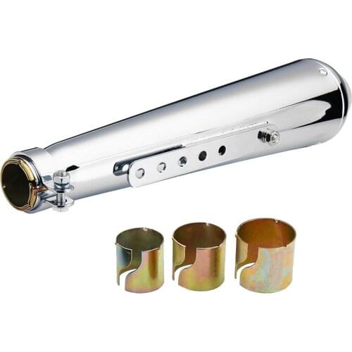 Stainless Steel Motorcycle ATV Exhaust Pipe Muffler Silencer Slip On Universal