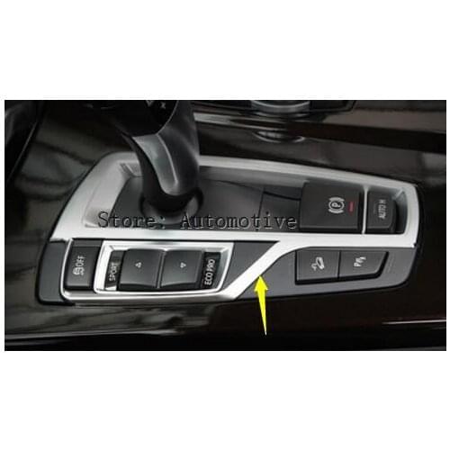 Inner Gear Shift Box Sequins Cover Trim For BMW 5 Series F10 2011-2014 1pcs