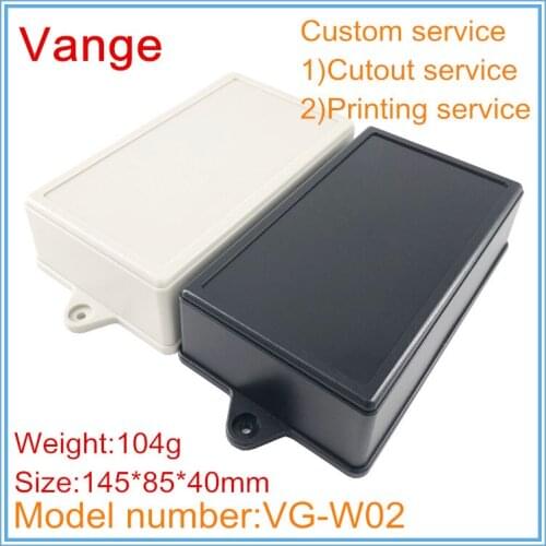 1pcs/lot electronics project housing diy 145*85*40mm ABS plastic junction box enclosure for cable connector outlet box