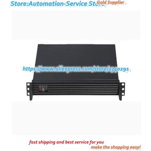 1U Chassis + Power Pack 1U Short Chassis Deep Aluminum Panel Firewall Case