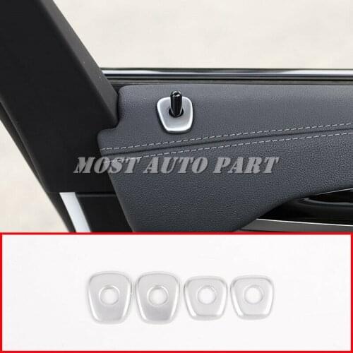 ABS Interior Car Door Lock Pin Cover Trim For BMW X3 G01 2018 X4 G02 2019 4pcs Car Accessories Car Styling Car Trim Car Parts