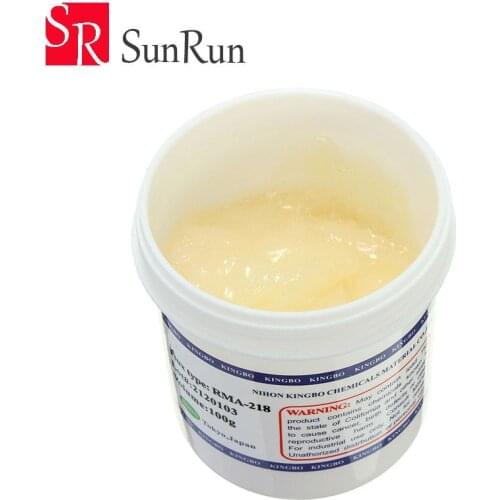 Promotions!! Kingbo RMA-218 bga Solder Flux Paste Solder 100g for SMT Reballing