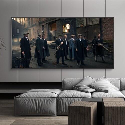 Peaky Blinders Moive Posters and Prints Peaky Blinders Canvas Paintings On the Wall Art Movie Canvas Pictures Home Decoration