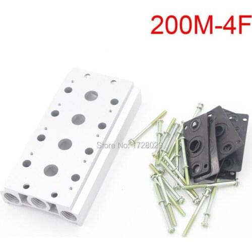 Hot Sale 200M-4F Magnetic Valve Base Solenoid Valve Board