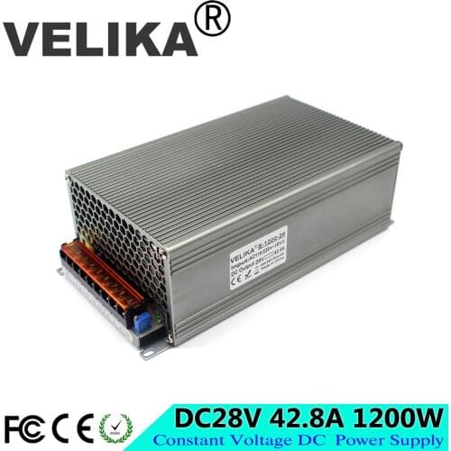 Switching power supply DC28V 42.8A 1200W Driver Transformer 220V 110V AC DC28V SMPS For Stepper CNC CCTV Motor Machine