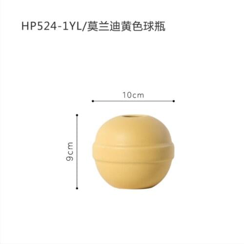 Nordic Ceramic Vase Ornaments Modern European-style Flower Vases For Homes Living Room Home Decoration Accessories