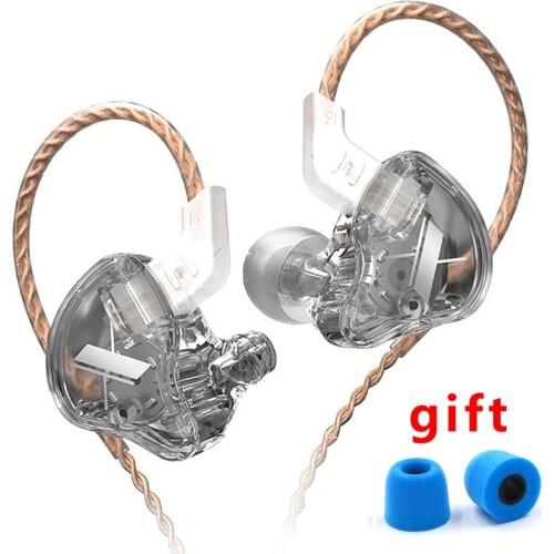 KZ EDX 1DD Dynamic Earphones HIFI Bass Earbuds In Ear Monitor Headphones Sport Noise Cancelling Headset KZ ZST X ED12 ZSX ZSN