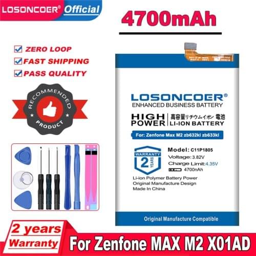 LOSONCOER Asus ZenFone Max M2 Batteries China