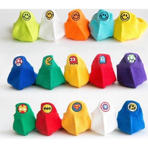 Soft Cotton Breathable Mesh Kids Socks Summer Short Tubes Baby Girls Socks Newborn Baby Boy Happy Socks Infant Clothing 5Pairs