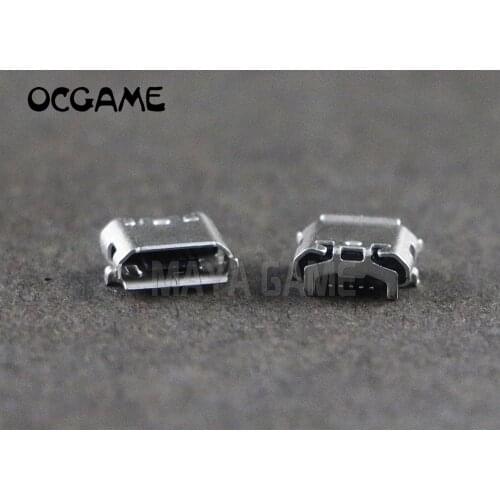 OCGAME 10pcs Power Joystick Connector Port Charger Socket short pin usb Mini Usb Data Charge Port For PS4 Wireless Controller