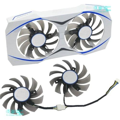 New Original for ASUS DUAL-GTX1050Ti DUAL-1050 DUAL-RX460 Graphics card cooling fan