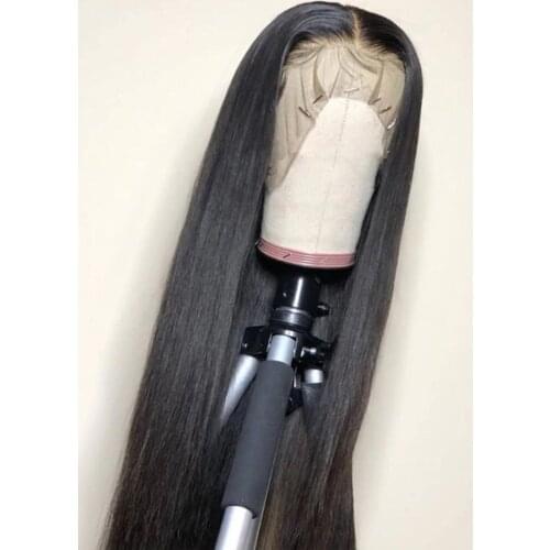 FASHOW Wigs Brazilian Straight Hair Human Hair Wigs 13x4 Lace Front Wig With Natural Hair Line 150% Remy Hair Lace Front Wigs