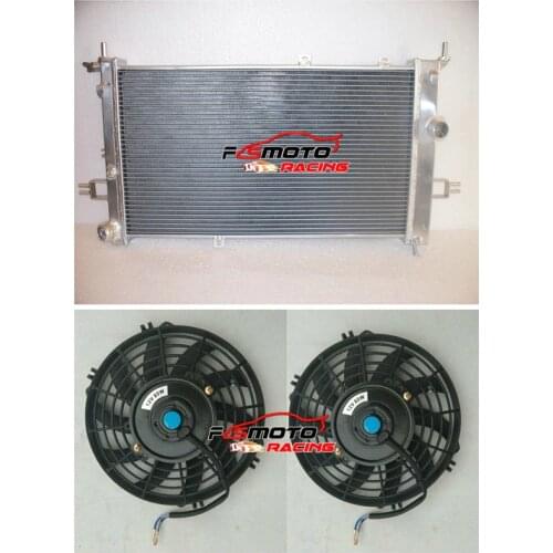 Aluminum Radiator + FAN Racing For Opel Astra G MK4 Z20LET GSI SRI Turbo