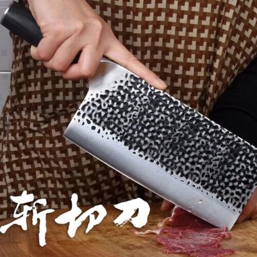 CHUN Professional Handmade Forged Kitchen Knives Cleaver Knife Non-stick Razor Sharp Chopping Slicing Chef Knives Wood Handle