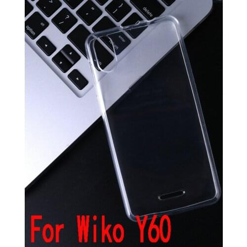 For wiko Y60 Transparent Silicon Case for wiko Y60 for wiko Y80 for wiko Y70 Soft Phone Back Cover Case Capa Etui