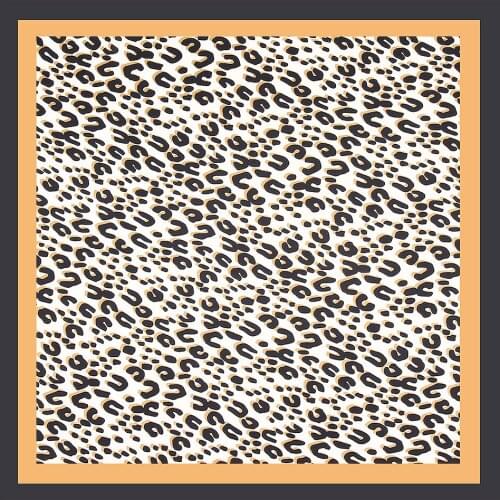 Leopard Print Brand Scarf Luxury Silk Hair Band handkerchief Women Fashion Square Scarves Neck Scarf Decoration Kerchief T10