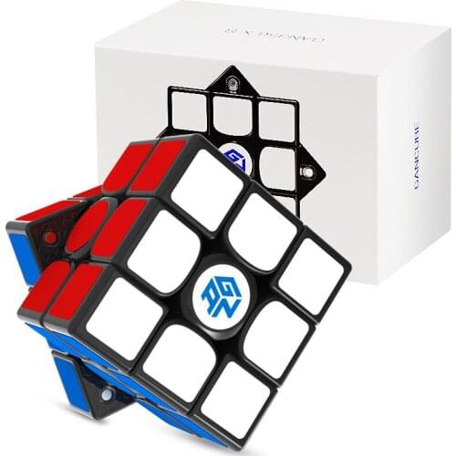Cube Speed GAN 356 XS 3x3 Black Speed Cube Gan 356xs Stickerless Speed Cube GAN356 XS Cube Gan 356 Xs