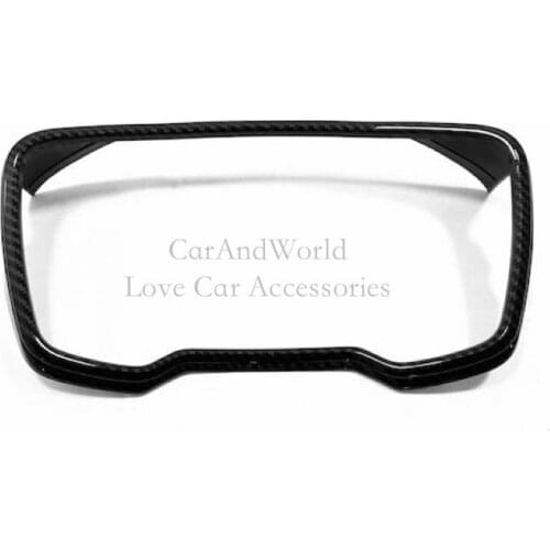 For Toyota Corolla 2019 2020 Car Styling Carbon Fibre Dashboard Console Tachometer Instrument Cover Molding Trims Accessories