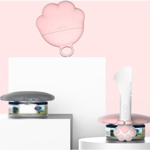 Universal Silicone Can Opener Multi-function Scraper For Dog And Cat Wet Food Storage Supplies Pet Kit