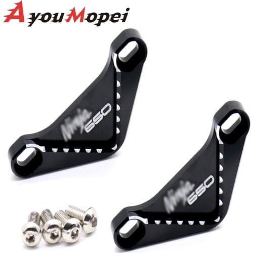 High quality motorcycle rear peg removal blanking set for For KAWASAKI NINJA 650 2017 18 19 2020 NINJA 650