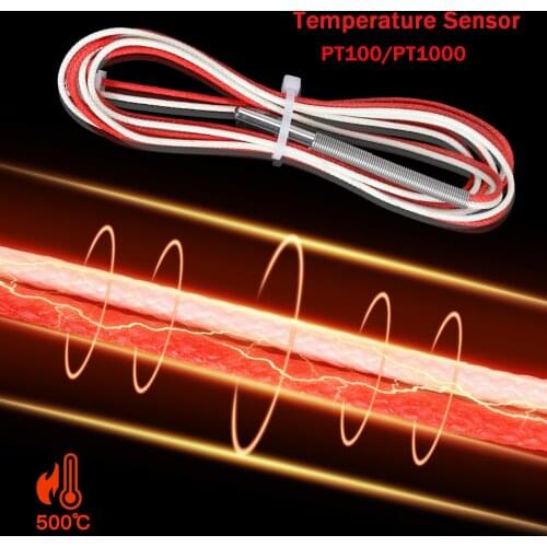 BIQU 3d printer parts PT100/PT1000 Temperature Sensor for high temperature for E3D V6 HOTEND Volcano MK8 MK9 CR-10 ender 3