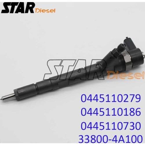 0445110279 Diesel jet 0445110186 Fuel Gun 0445 110 730 33800-4A10 For Hyundai Starex 2.5 CRDi 103KW/KIA Sorento 2.5 CRDi 107KW