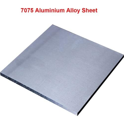 1pcs 7075 Aluminium Alloy Sheet Plate DIY Hardware Aluminium Board Block Thicked Super Hard 10mm Thickness 11 Sizes Available