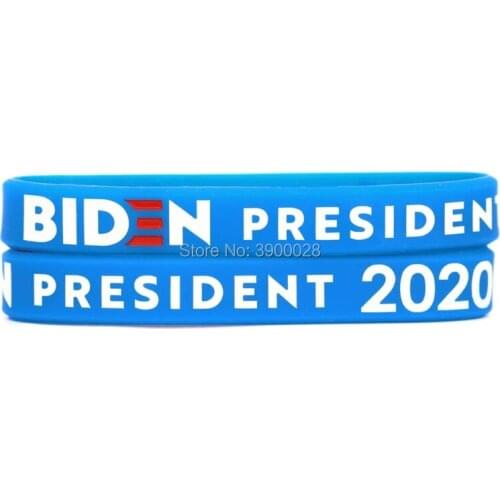 300pcs Biden President 2020 Silicone Wristband Bracelet Free Shipping By DHL