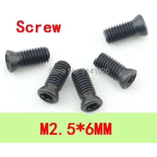 50pcs M2.5*6mm CNC lathe Tools Spare Screw