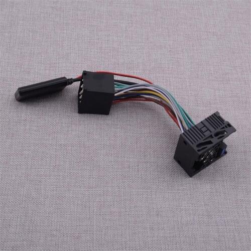 Car 5-12V 10Pin Bluetooth AUX Audio Radio Lossless Cable Adapter Fit For BMW 3 E46