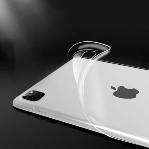 Glossy Clear Transparent Case for 2021 iPad Pro 12.9 inch Soft TPU Jelly Cover