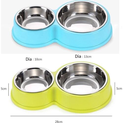 Hot selling removable PP plastic and stainless steel pet bowl dog bowls поилка для собак миски для собак
