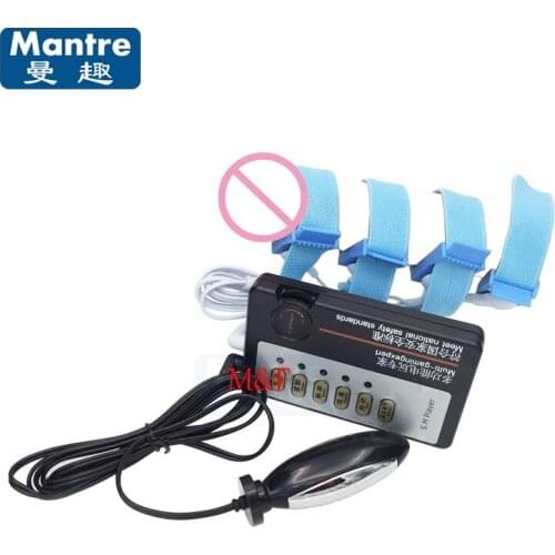 Hot Sale Adult Male Healthy Products Penis Enlargement Ring Electro Shock Anal Sex Toys Butt Plug Dildo for Women Men