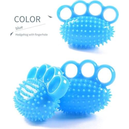 Manufacturer Wholesales High Quality TPR Environmental Protection 4-finger Fitness Needle Ball Palm Training Rehabilitation