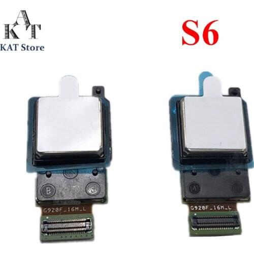 1PCS Original tested 16mp Rear Back Camera Module Flex Cable Replace Part For S6 G9200 G920A G920F G920T G920P G920V