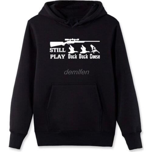 New Duck Goose Pheasant Hunt Gun Hunter Design Hoodies Dad Gift Casual Cotton Pullover Sweatshirt Fashion Coats Fleece Hooded