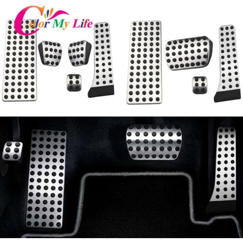 Stainless Steel Pedal for Mercedes Benz C E S GLK SLK CLS SL-Class W203 W204 W211 W212 W210 Accelerator Brake Footrest Pad