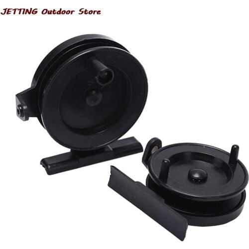 Plastic Ice Winter Fishing Reels For Fly Fishing Reverse Spinning Braking Gram Wheel Fishing Tackle Tools Spinning Reels