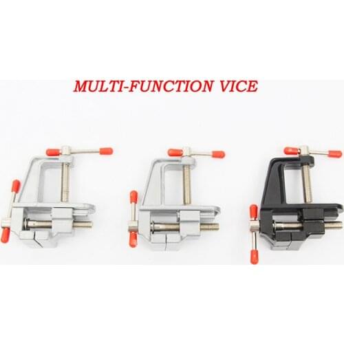 Portable Hand Tool Accessories Vise Aluminum Alloy Bench Vise Multifunctional Small Pliers Clamp Manual DIY Tool Device Clamp