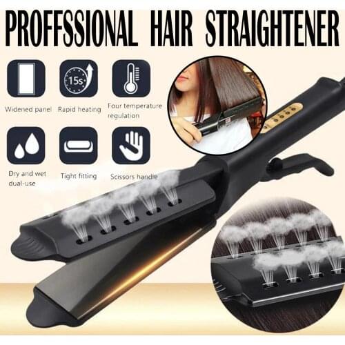 Professional Hair Straightener Four-gear Fast Warm-up Hair Straighting Tool Negative Ion Hair Protection Hair Straightener Tools