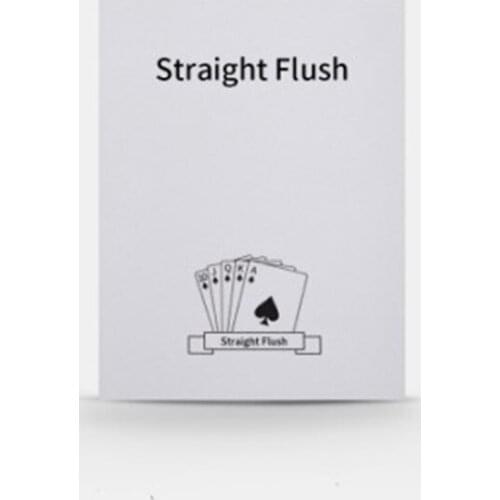 Straight Flush Poker Magic Tricks Card Magia Close Up Magic Magic For Professional Magicians Fun Mentalism Illusion Gimmicks