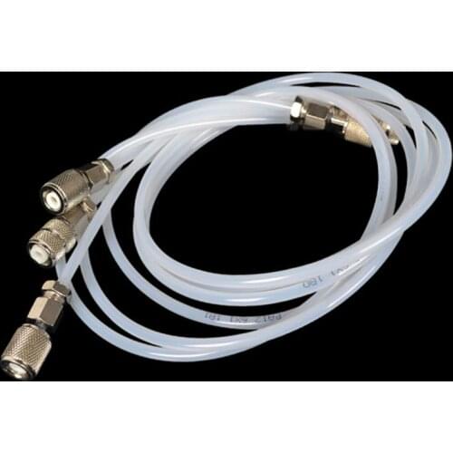 1.2m high pressure refrigerant charging PVC hose Air conditioning pipe metric to inch joint double metric double inch joint