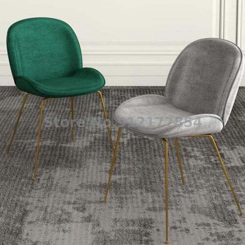 Light Luxury Modern Minimalist Dining Chair Makeup Dressing Chair Backrest Home Bedroom Desk Chair Net Red Negotiation Leisure C