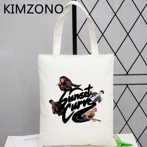 Julie And the Phantoms shopping bag eco tote jute bag cotton canvas bolso bag foldable jute net fabric cabas