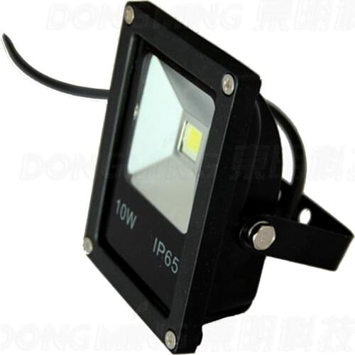 Super bright 10w LED Flood Light RGB 12V Projector Waterproof IP65 Reflector Led Flood lamps Outdoor Lighting black shell