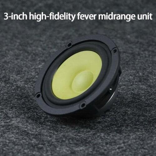 KYYSLB RF-M30N02 10-25W 4-8ohm 3 Inch High Fidelity Fever Midrange Speaker Unit Car Three-way Home Speaker Horn
